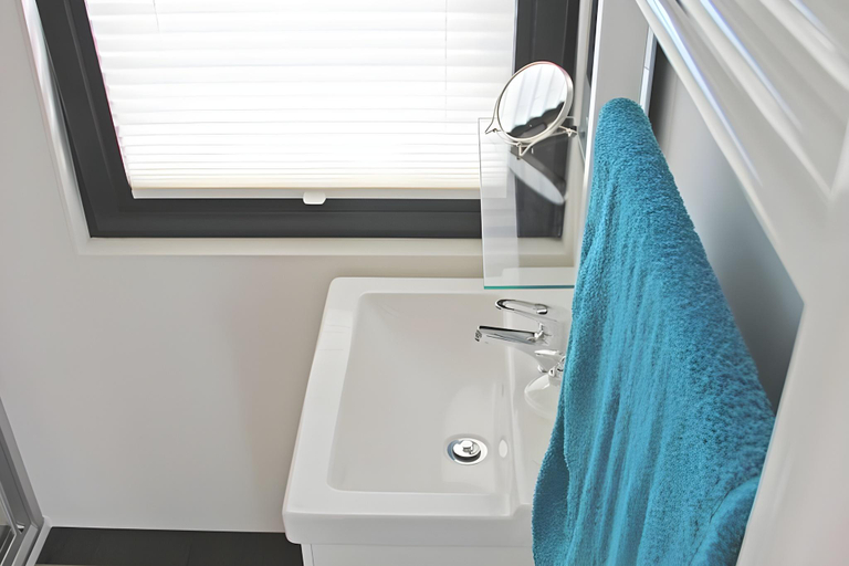Bathroom, Hausboot in Ueckermuende, Vorpommern-Greifswald