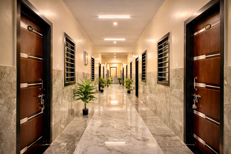 Public Area, Hotel Sai 9 Heaven – A Quality Apartment for Families, Ahmadnagar