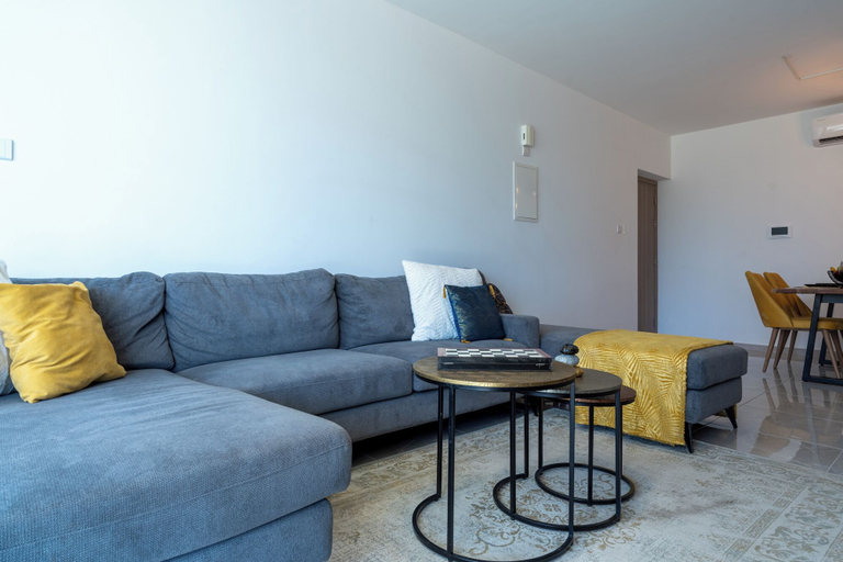 Living area 4, Flair 1-BR Apt. & Balcony in Larnaca, Larnaca