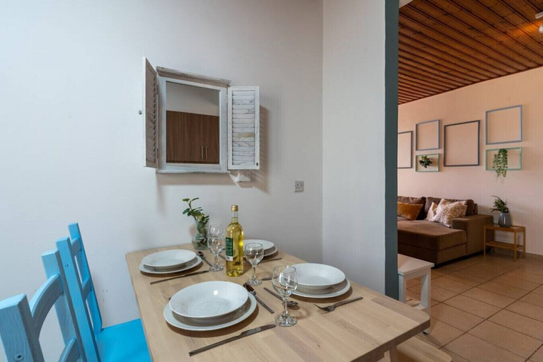 Dining, Laurel 2-BR Apt. & Balcony in Larnaca, Larnaca