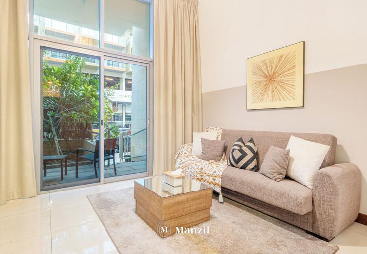 Living area 3, Manzil - Studio in JVC near Circle Mall, Dubai