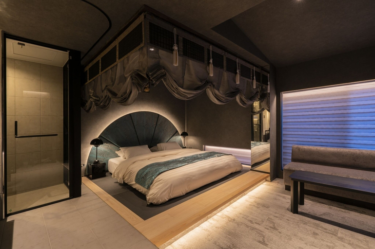 Bedroom 2, moire hotel yoshiwara, Taitō