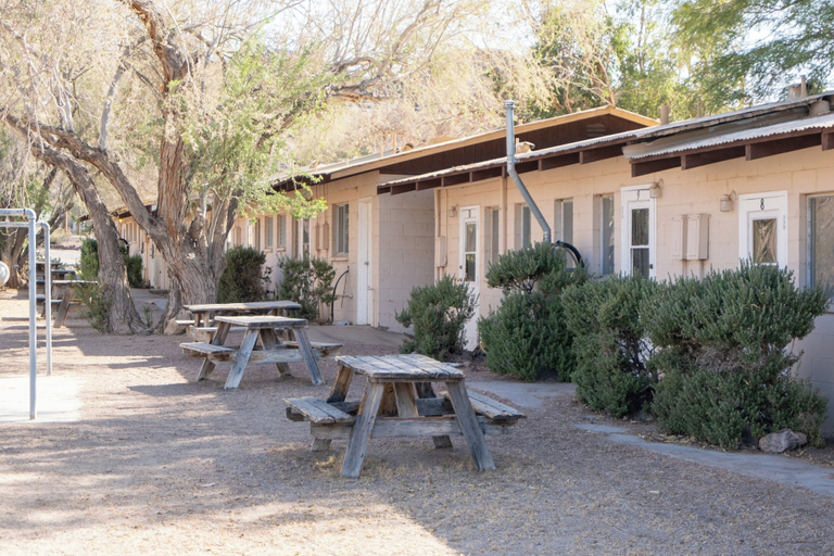 Outdoor dining 2, Black Meadow Landing, San Bernardino