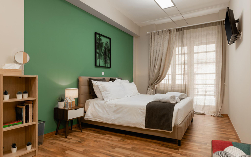 Bedroom 1, Monastiraki Urban Apartments, Attica