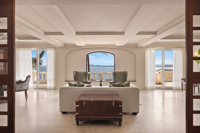 Living area 4, The Postcard on The Mandovi River, North Goa