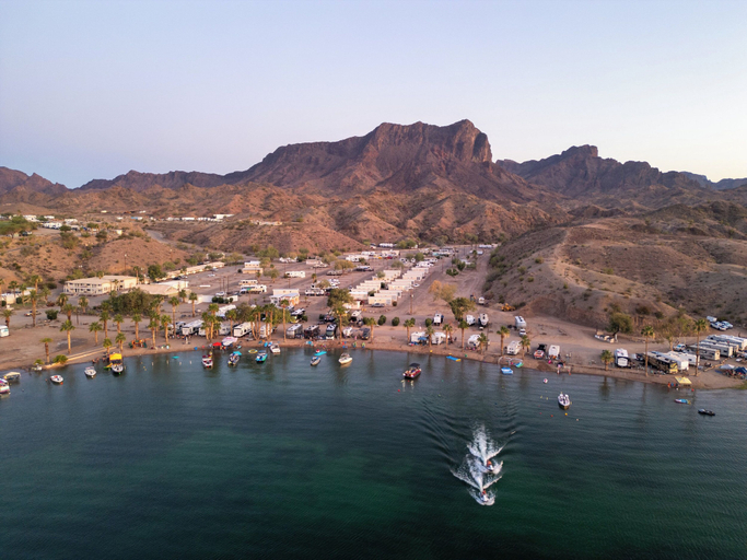 Aerial view 3, Black Meadow Landing, San Bernardino