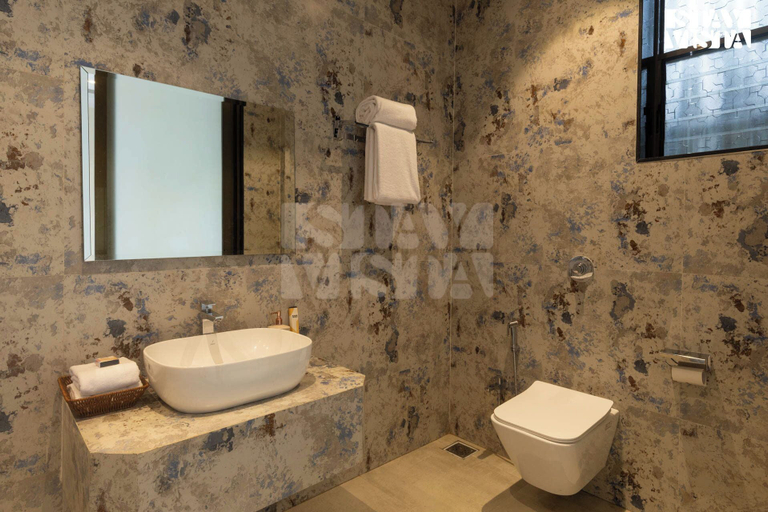 Bathroom 2, Brick and beam, Satara
