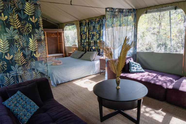 Bedroom 2, Aux Lodges du Mas de Nadal, Lot