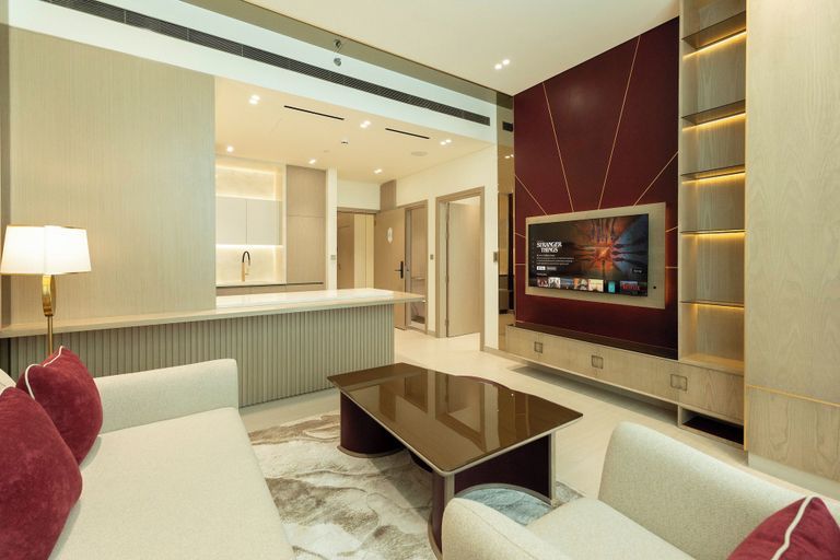 Interior 5, Refined 1BR - Private Pool, Dubai