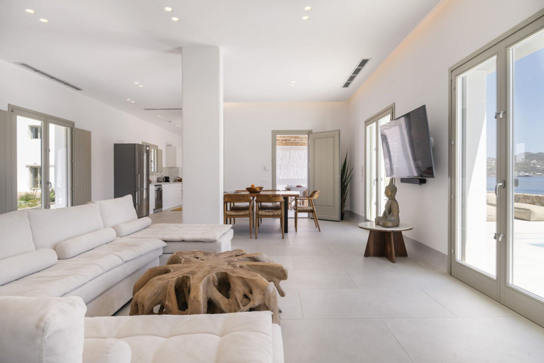 Living area 4, Denia Seaside Villas Mykonos-Heated Pool, South Aegean