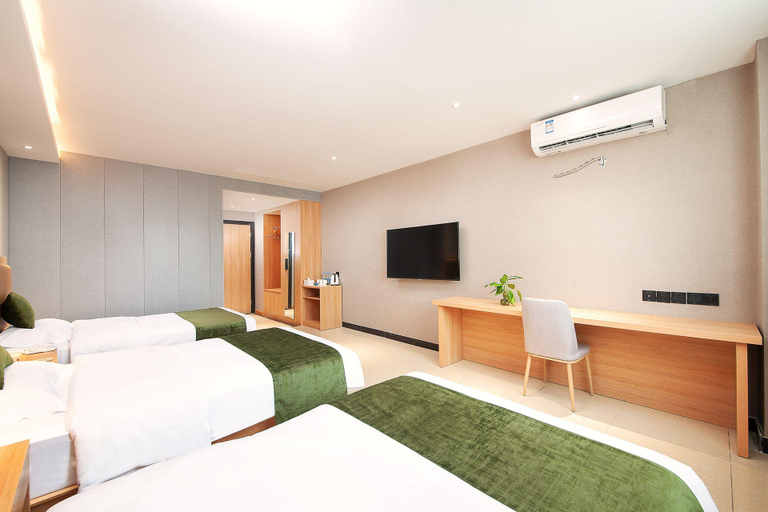 Bedroom 3, GreenTree Inn Shanghai Jiading Anting Motor City Express Hotel, Shanghai