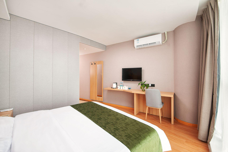 Bedroom 2, GreenTree Inn Shanghai Jiading Anting Motor City Express Hotel, Shanghai