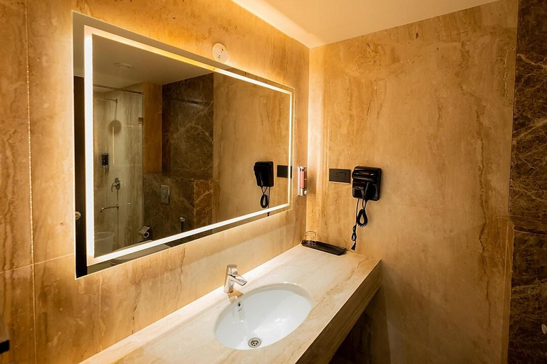 Bathroom 4, Hotel Le Grandeur, Mysore
