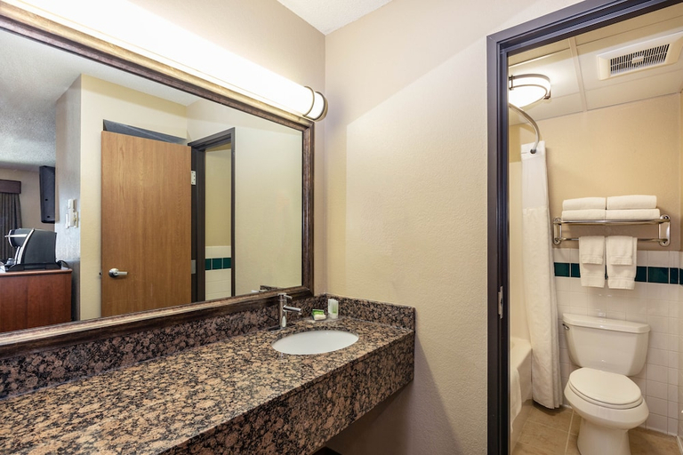 Bathroom 4, AmericInn by Wyndham Marshall, Lyon