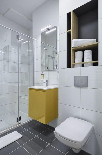 Bathroom 4, Arche Hotel Poloneza, Warsaw