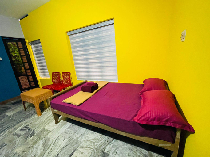 Bedroom, Night space hostel, Wayanad