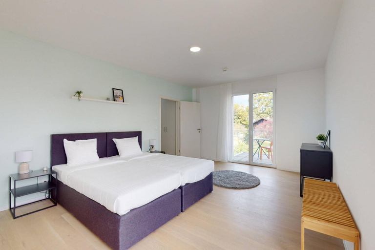 Bedroom 2, Lodges Hotel Morges, Morges