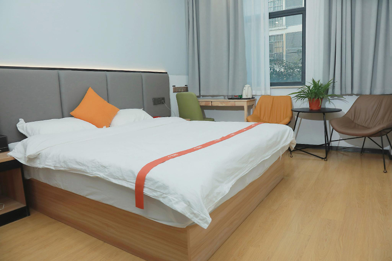 Bedroom 2, Shell Hotel Huaian University Town, Huai'an