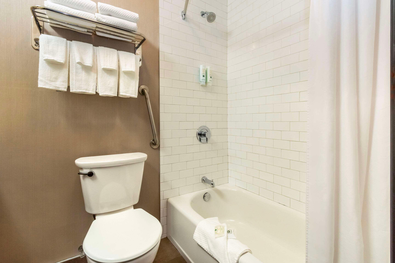 Bathroom, Quality Inn Waddling Dog, Capital