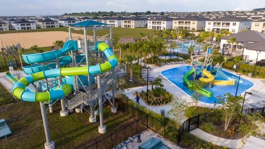 Waterslide 5, Marvelous 7Bd GameRoom & Pool @ ChampionsGate 1201, Osceola