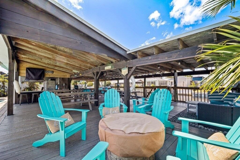 Terrace/patio 4, Canal Front Beach Home - Flagler Beach, Florida 5 Bedroom Home, Flagler