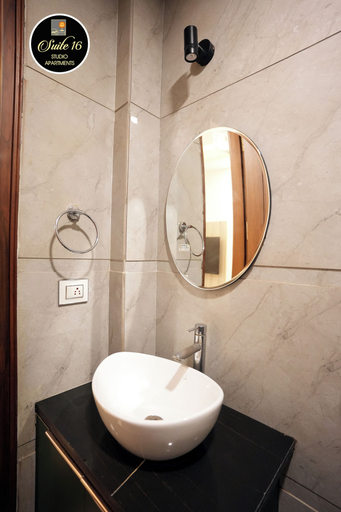Bathroom 4, Suite 16 Studio Apartment, Gurgaon