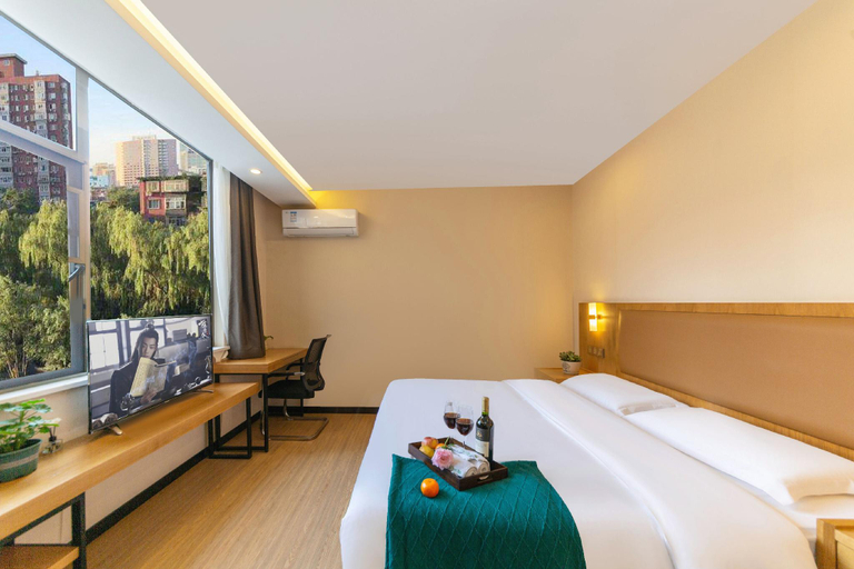 Bedroom 2, GreenTree Inn Huangshi Huahu Development Zone Daquan Road, Huangshi