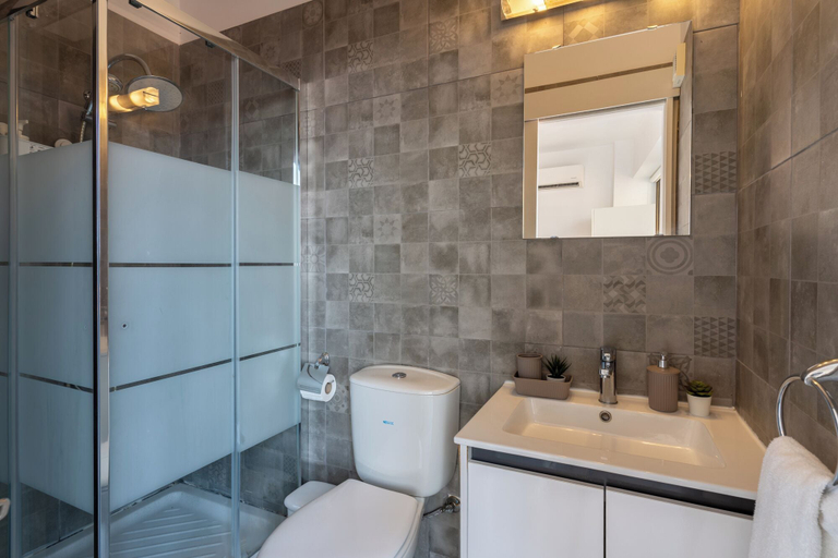 Bathroom 4, Gitane 1-Br Apt & Balcony in Larnaca, Larnaca