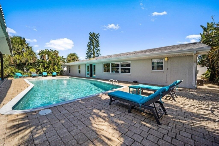 Pool 5, Canal Front Beach Home - Flagler Beach, Florida 5 Bedroom Home, Flagler