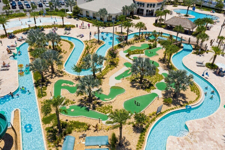 Mini-golf, Ravishing Four Bd w/ Pool Close to Disney 4947, Osceola