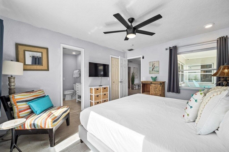 Room 2, Canal Front Beach Home - Flagler Beach, Florida 5 Bedroom Home, Flagler