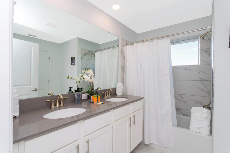 Bathroom 3, Stunning 4 Bd w/ Pool Close to Disney @ Champions Gate 990, Osceola