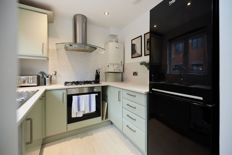 Private kitchen 2, Poplar Garden Townhouse, London