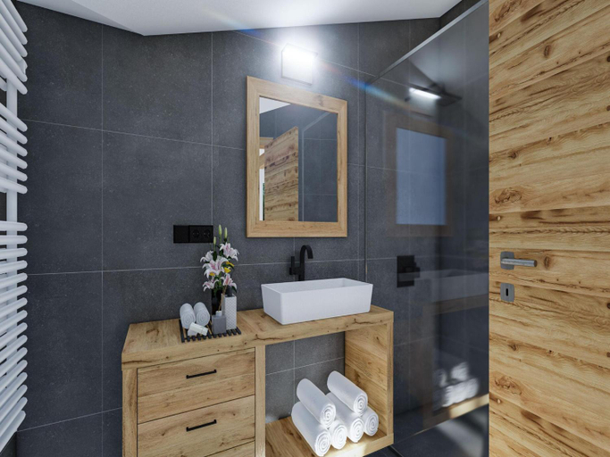 Bathroom 4, Bergzeit Apartments near ski slope, Zell am See