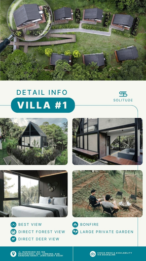 Solitude Tahura Room Type - Villa No.1 Premium Villa. Best Direct Forest View and Deer, Large Private Garden, Butler Service Solitude Tahura Room Type - Villa No.1 Premium Villa. Best Direct Forest View and Deer, Large Private Garden, Butler Service
