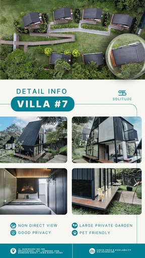 Solitude Tahura Room Type - Villa No.7 Non Direct Forest View, Large Garden, Good Privacy Solitude Tahura Room Type - Villa No.7 Non Direct Forest View, Large Garden, Good Privacy