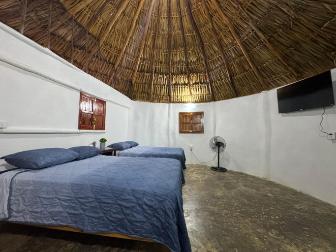 Bedroom 1, Hotel Bambus, Felipe Carrillo Puerto
