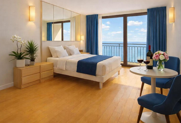 Bedroom, Chic Coastal Escape Aparthotel Overlooking Batumi's Shores, Batumi