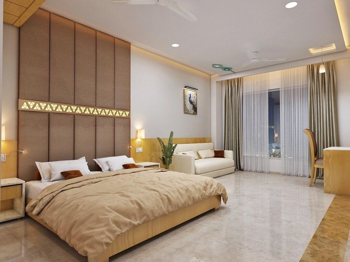 Bedroom 2, Krishnam Resort, Jabalpur