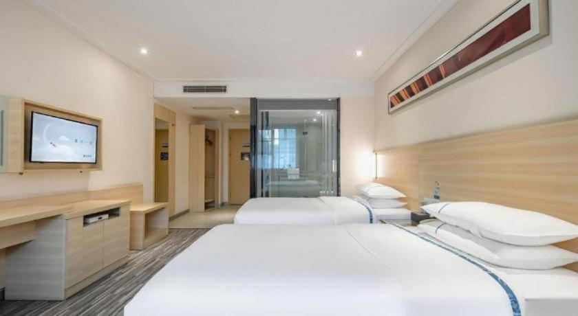 Bedroom 2, City Comfort Inn Hechi Du'an Wenti Square, Hechi
