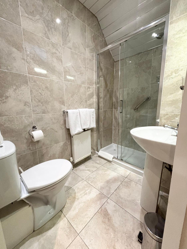 Bathroom 4, Dergvale Hotel, Dublin
