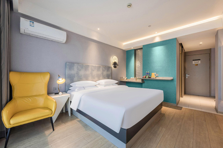 Bedroom 3, Magnotel Ningbo Beilun Yintai City Xindalu, Ningbo