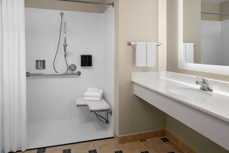Bathroom 3, Larkspur Landing Extended Stay Suites Folsom, Sacramento