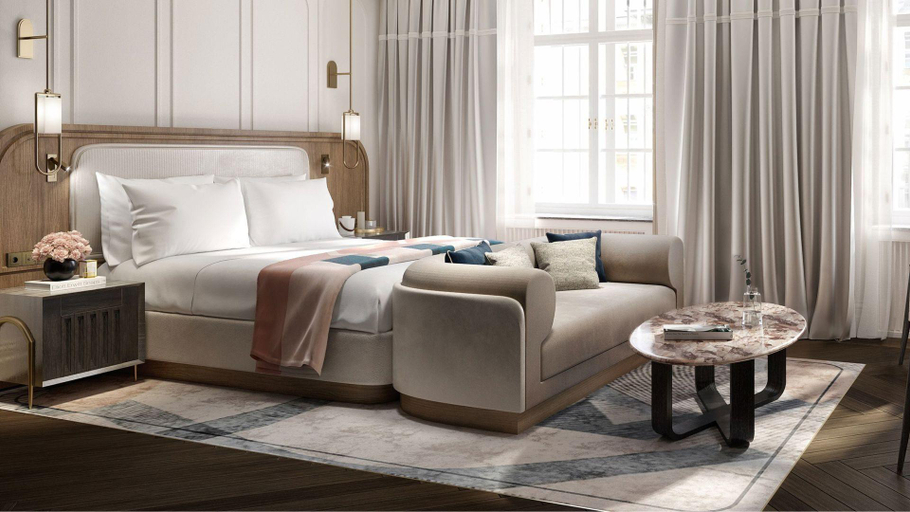 Bedroom 3, Mandarin Oriental, Vienna, Wien