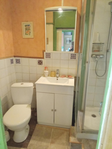 Bathroom 3, La Grille Fleurie, chambres d'hote chez l'habitant, Yonne