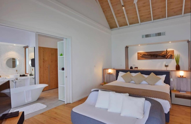 Bedroom 2, Semporna tata Sea Wooden House, Singapura