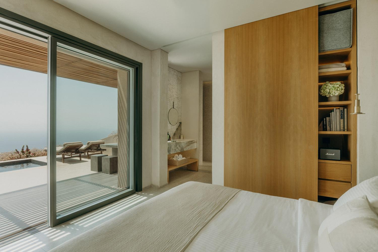 Bedroom, Santorini Sky, Luxury Resort, South Aegean