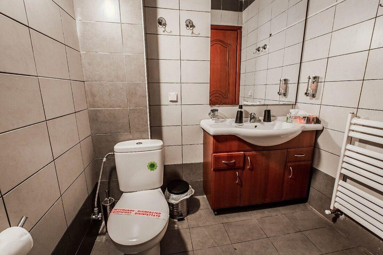 Bathroom 2, Aqua Mare Sea Side Rooms, Central Macedonia