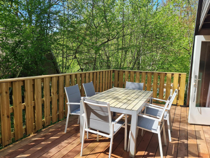 Balcony/terrace 2, Comfortable Family Chalet in Durbuy, Luxembourg
