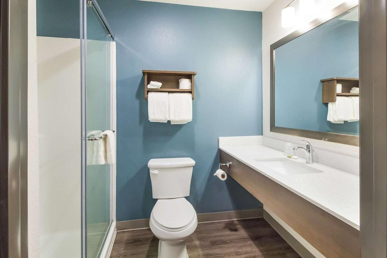 Bathroom 4, WoodSpring Suites Lake Jackson, Brazoria